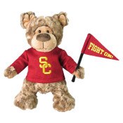 USC SC Interlock Touch Down Bear with Pennant